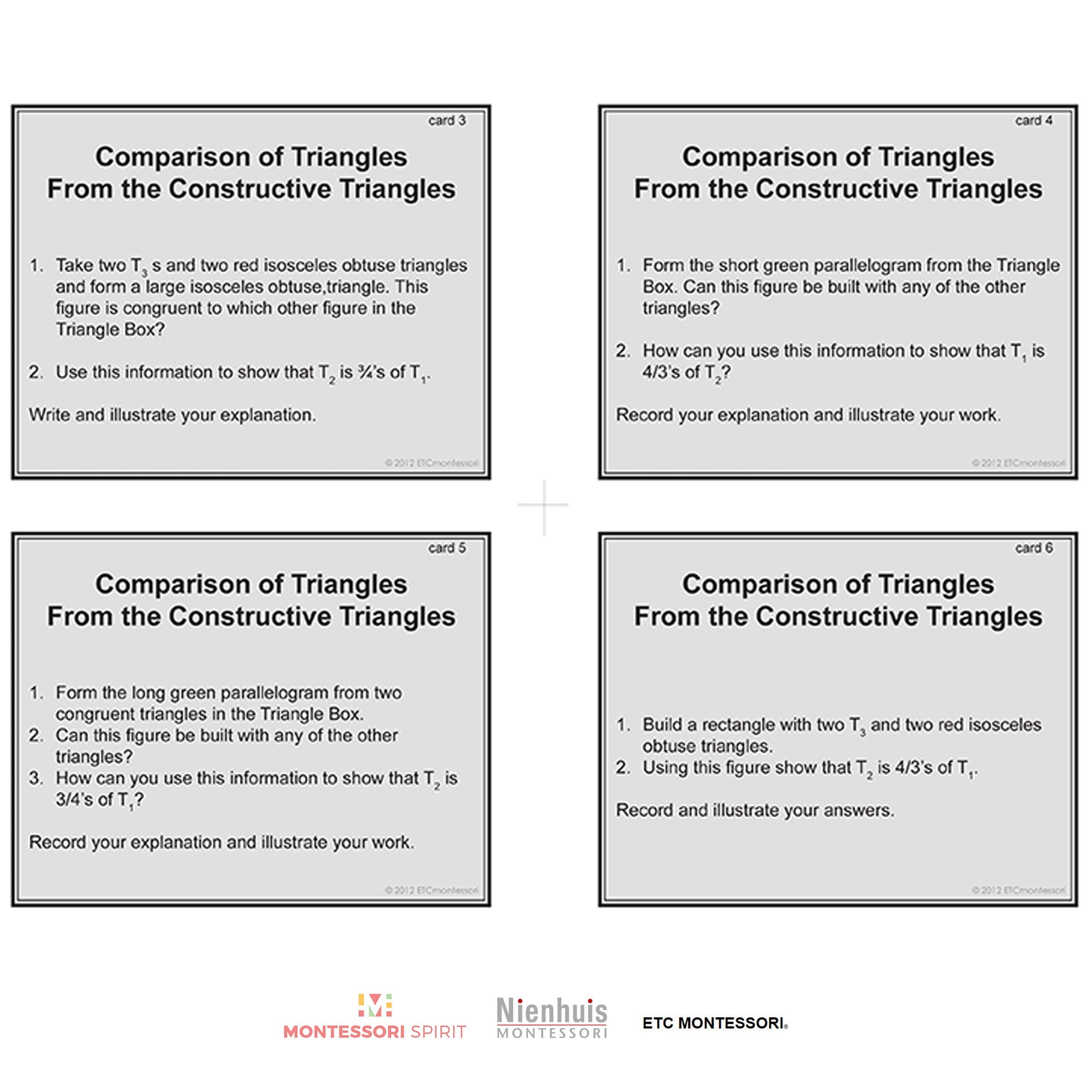 Upper Elementary Geometry - Task Cards