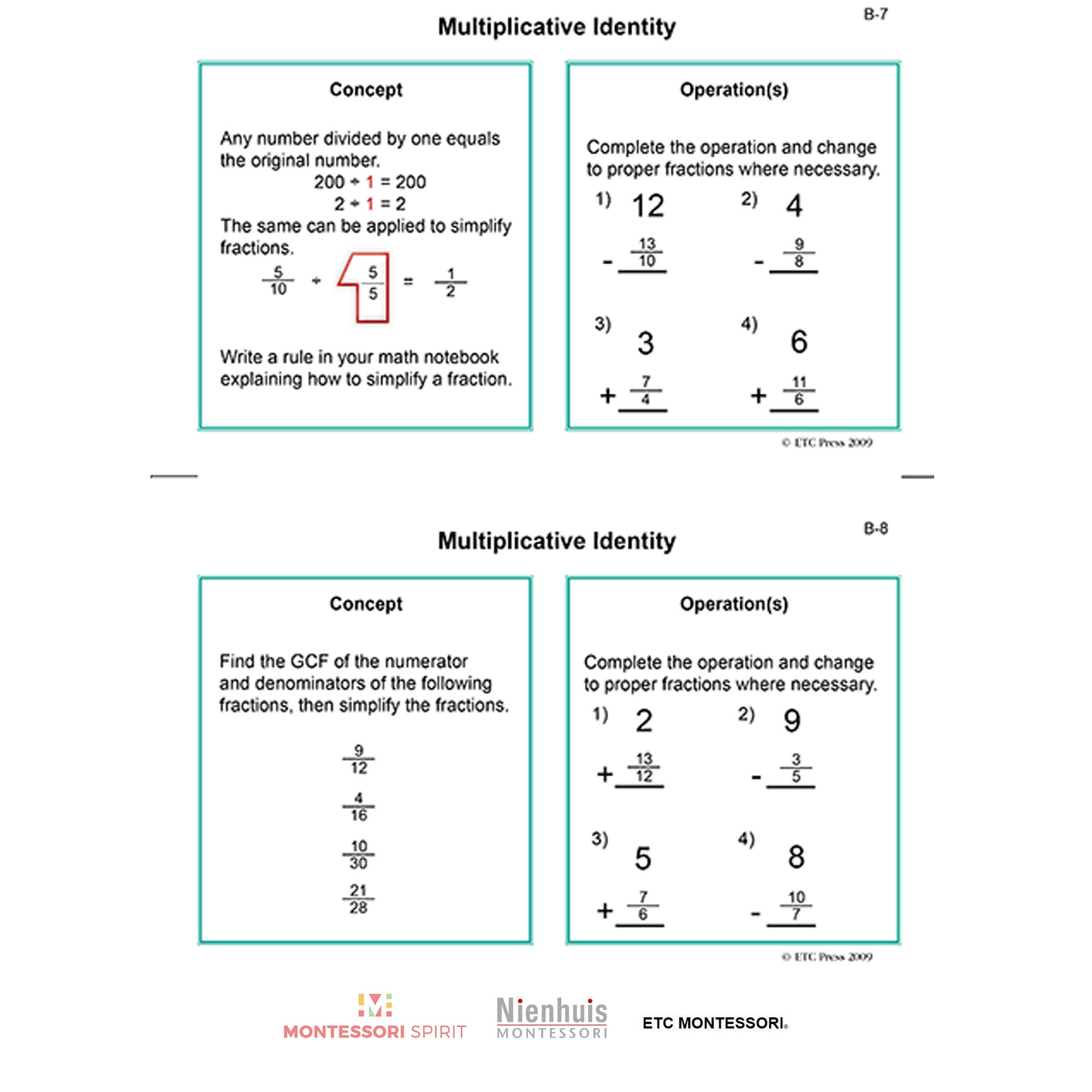 Working with Advanced Fractions