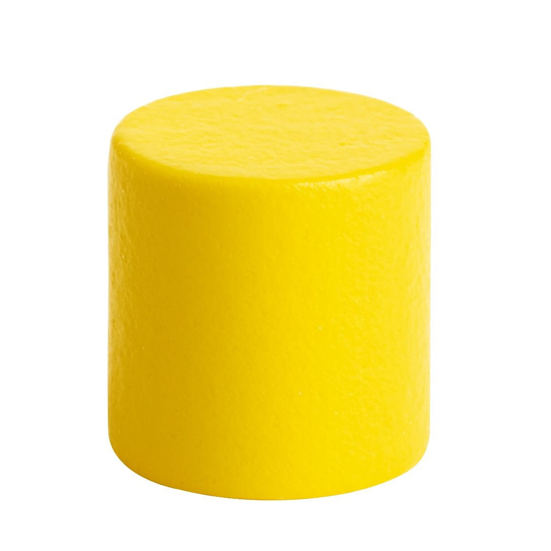 1st yellow cylinder - the smallest