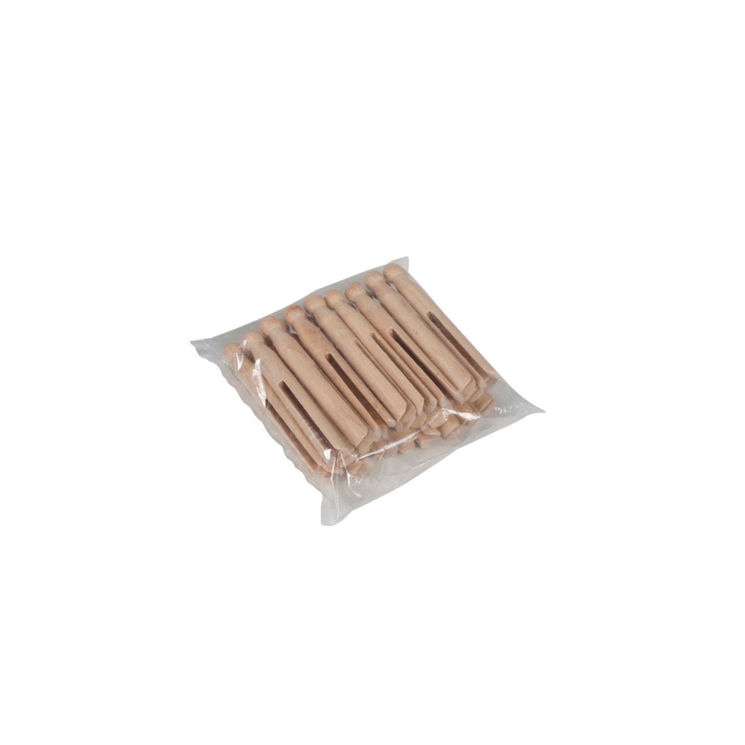 25 wooden clothespins