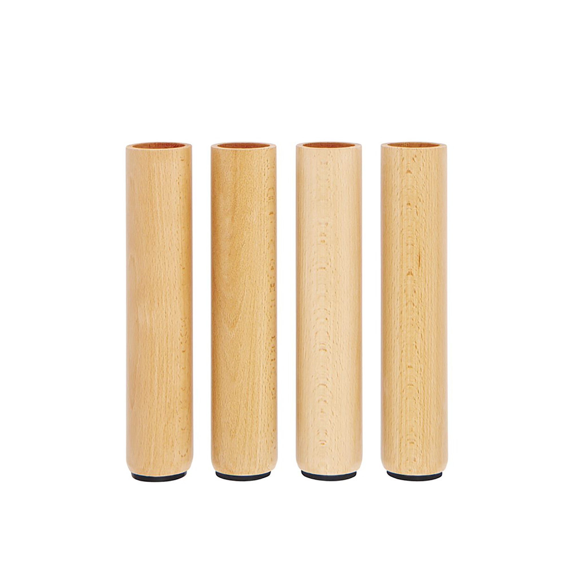 Set of 4 feet: height 24/26 cm