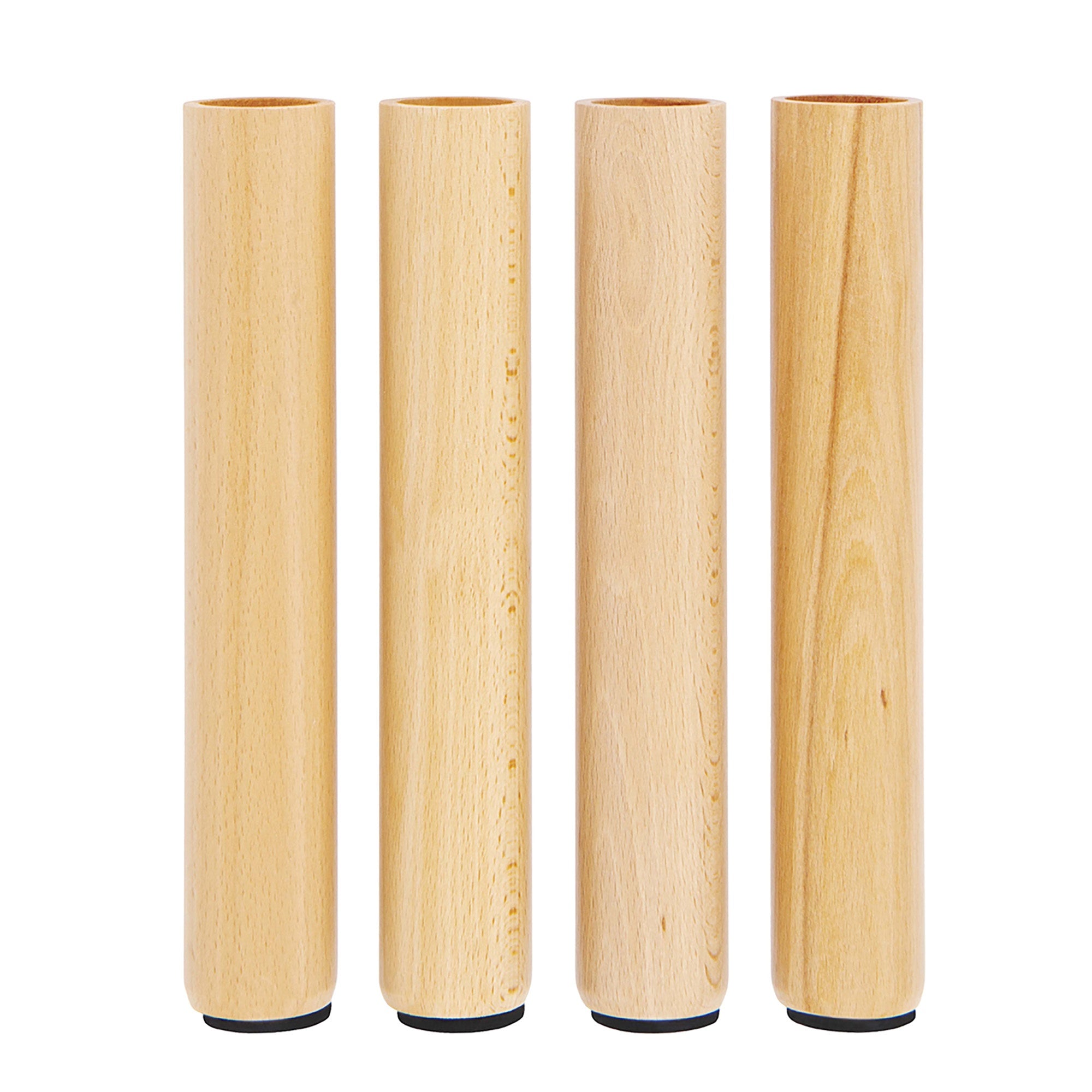 Set of 4 table legs: height 33/35 cm