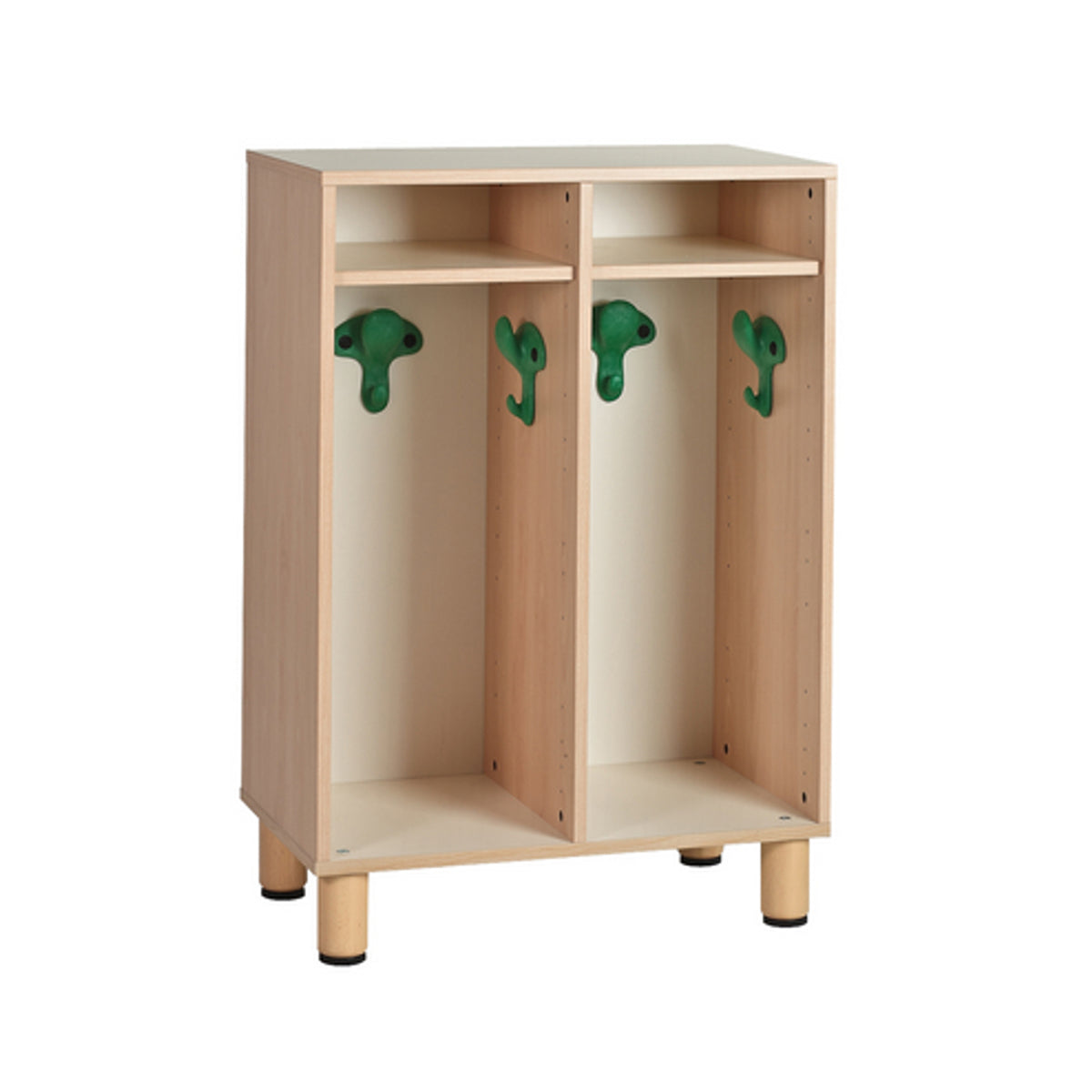 6-seater open locker 71x41x100h cm