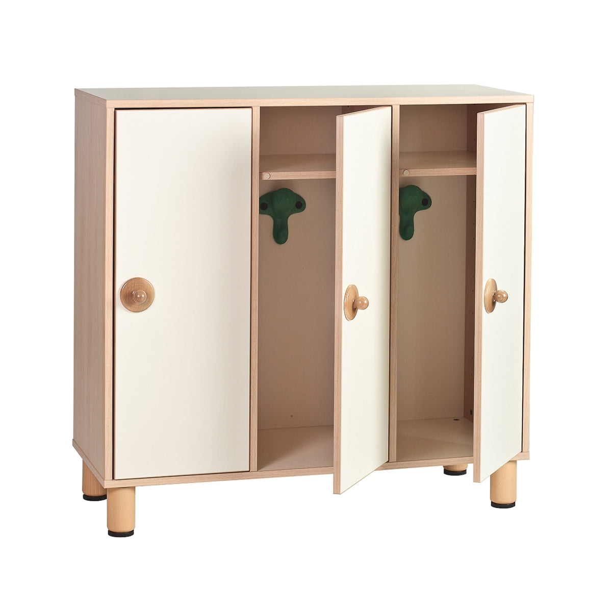 9-place locker with doors 105x41x100h cm