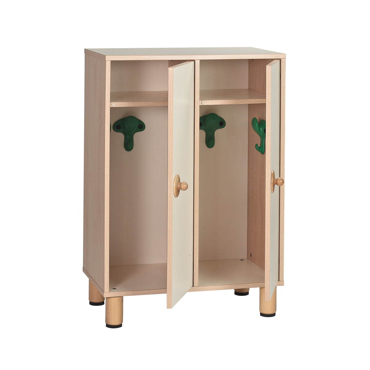 6-seater wardrobe with doors 71x41x100h cm