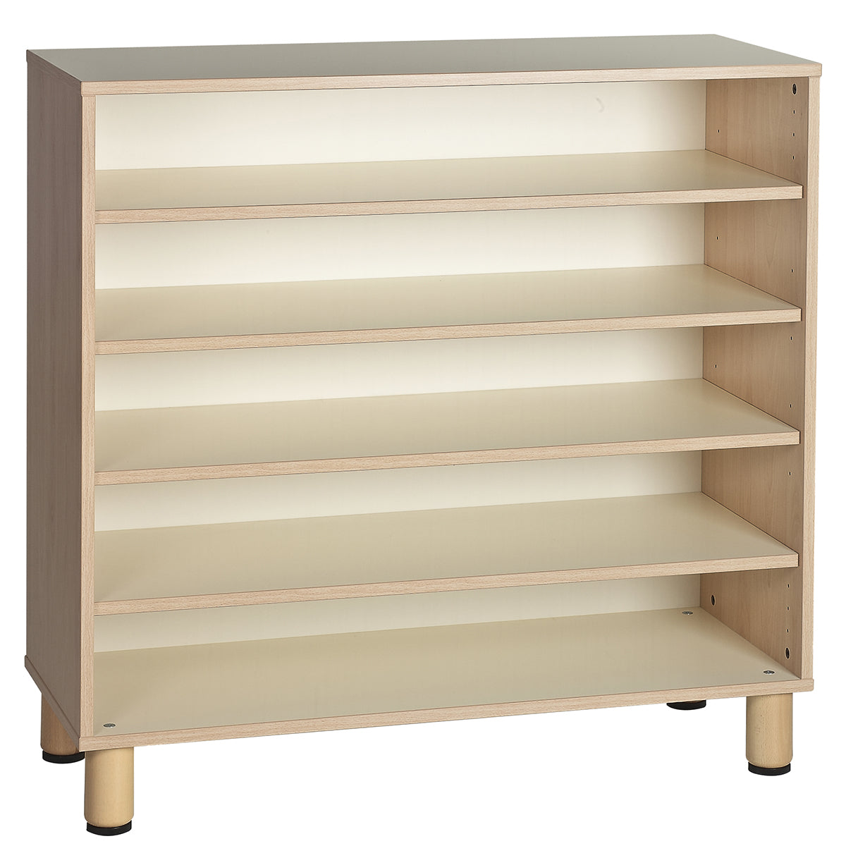 Open cabinet with 4 shelves 105x41x100h cm