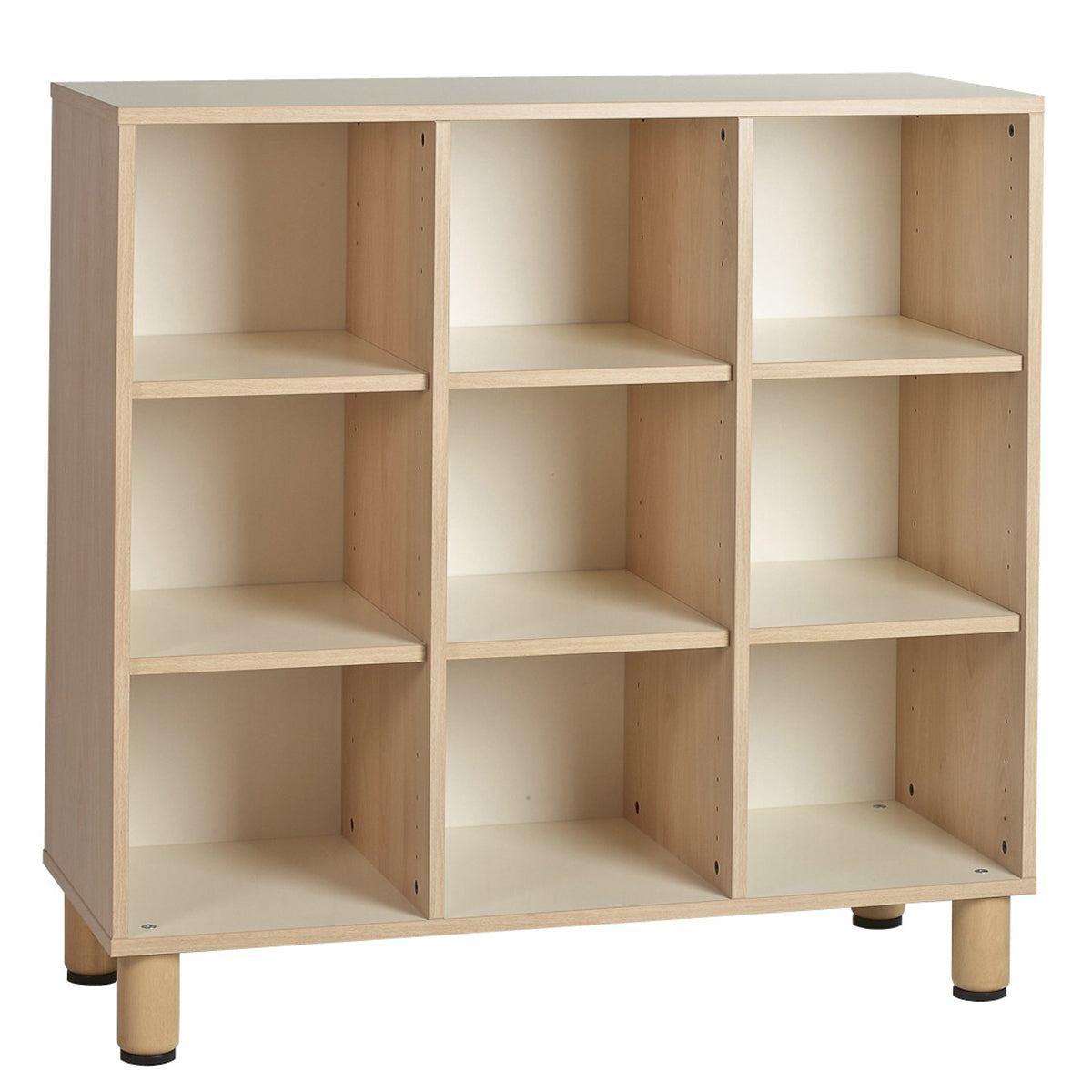 Open cabinet with 9 compartments 105x41x100h cm