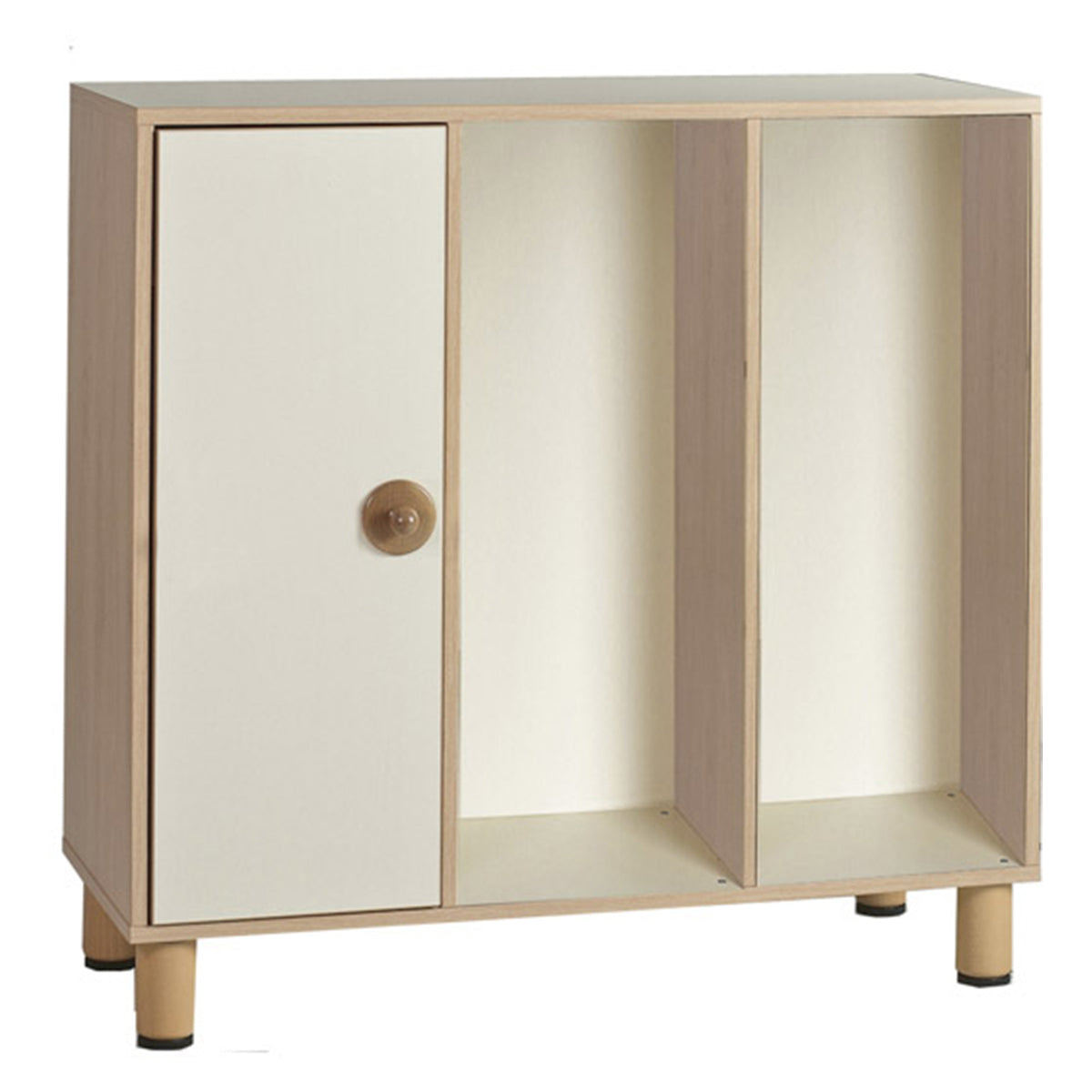 Cabinet with 1 door and 2 compartments 105x41x100h cm