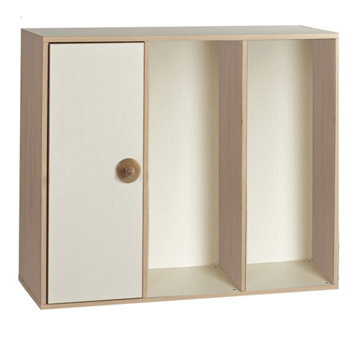 1-door unit with 2 stacking compartments 105x41x90h cm