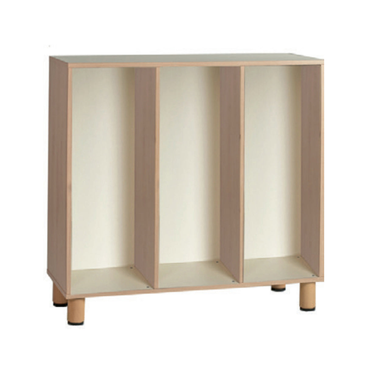 3-compartment cabinet 105x41x100h cm