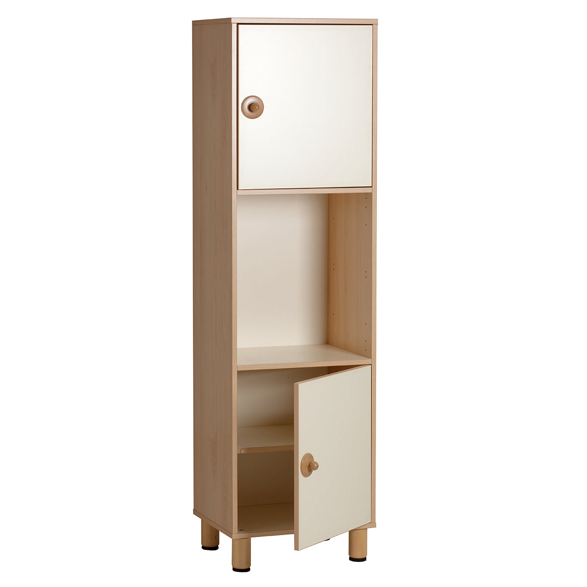 Open column with 2 doors and 2 niches 53.5x41x190h cm