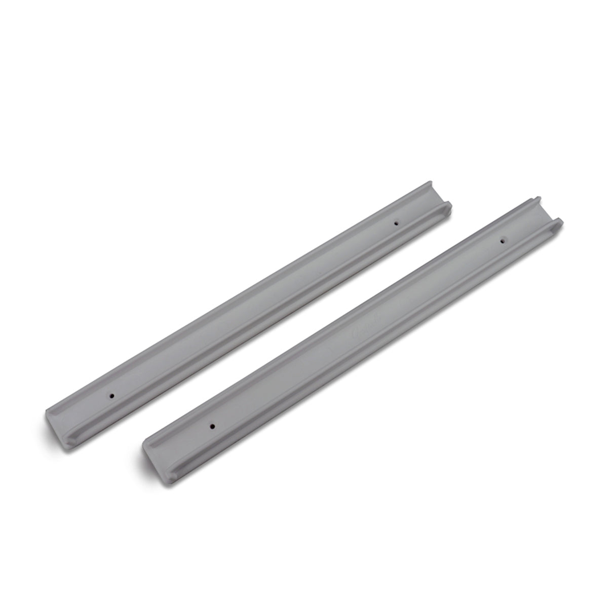 Set of 2 plastic drawer guides