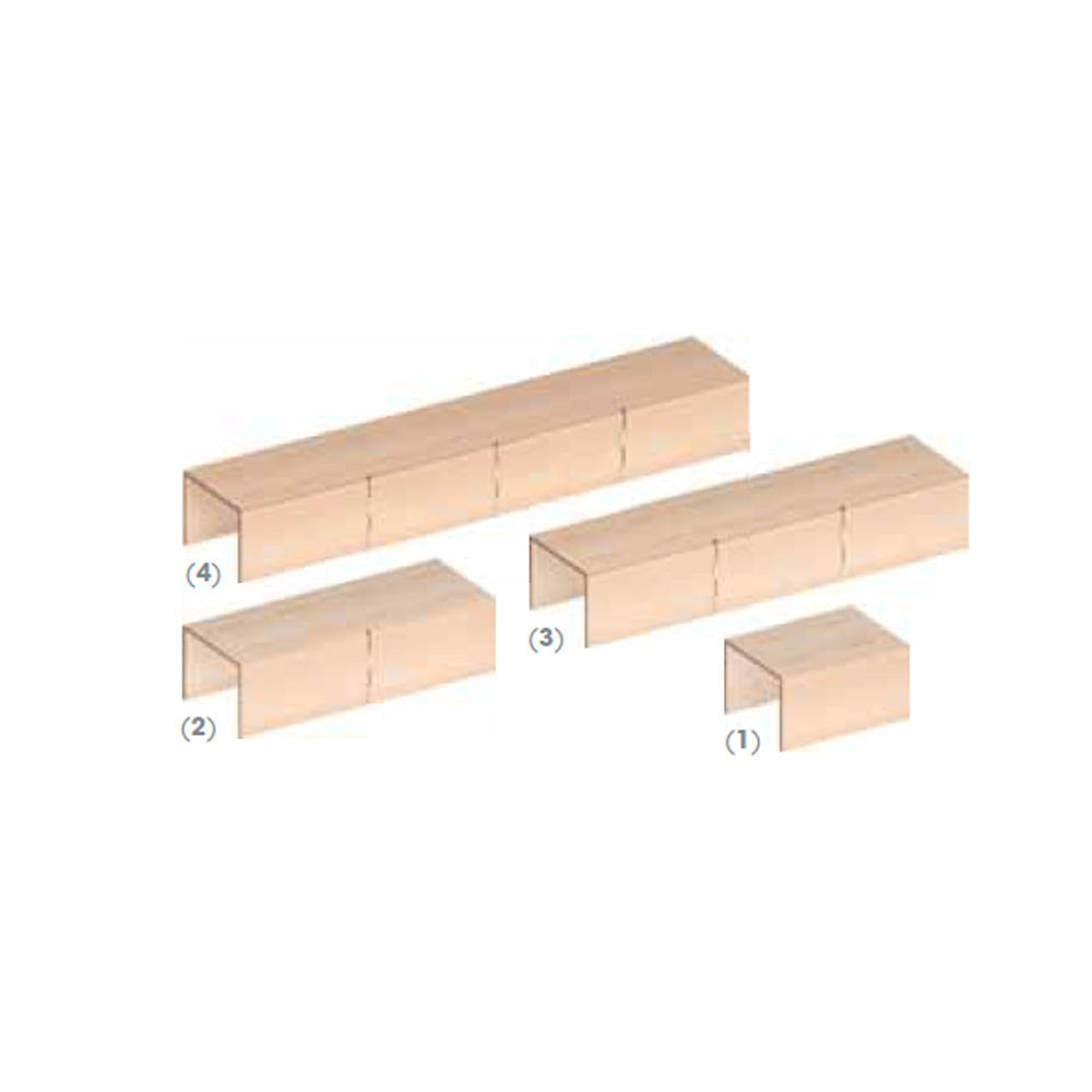 Brucopanca versatile and modular bench - 1 piece