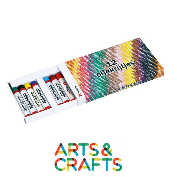 Image of Boite-12-crayons-pastel-a-l-huile-assortis