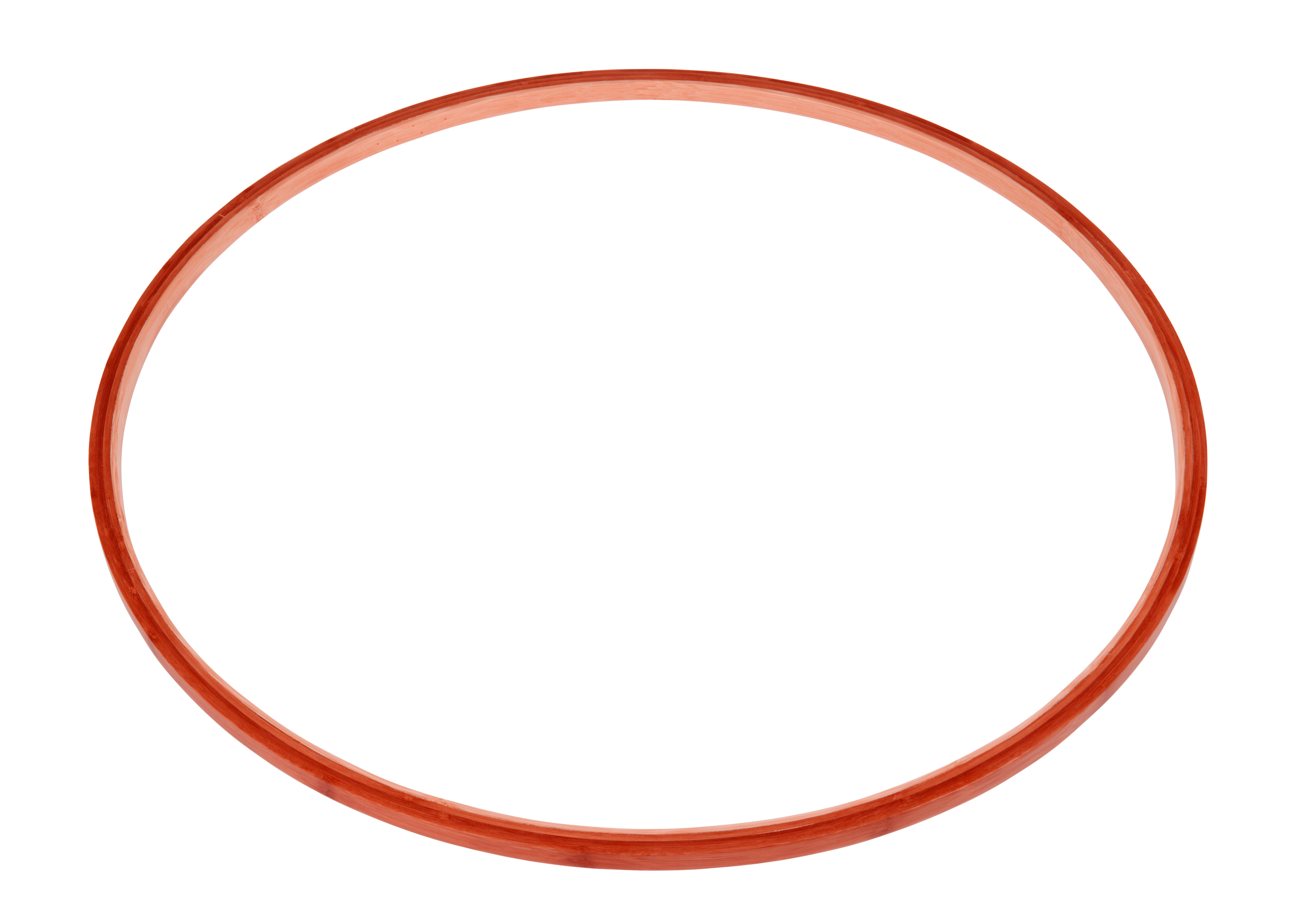 Red bamboo hoop - 60 cm