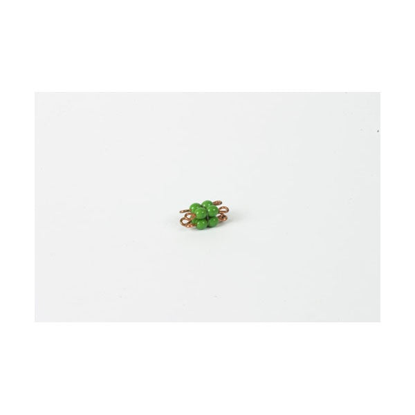 Image of Cube-de-2-en-perles-de-verre-individuelles-vert