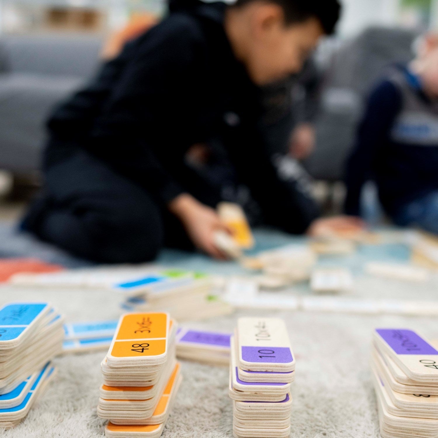 Mathematical dominoes - Division