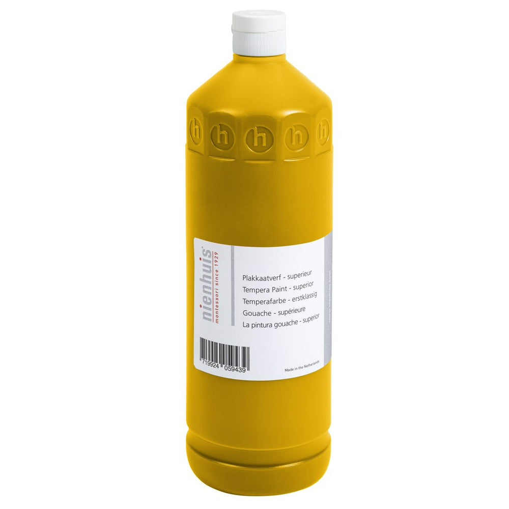 High-quality natural gouache: Yellow