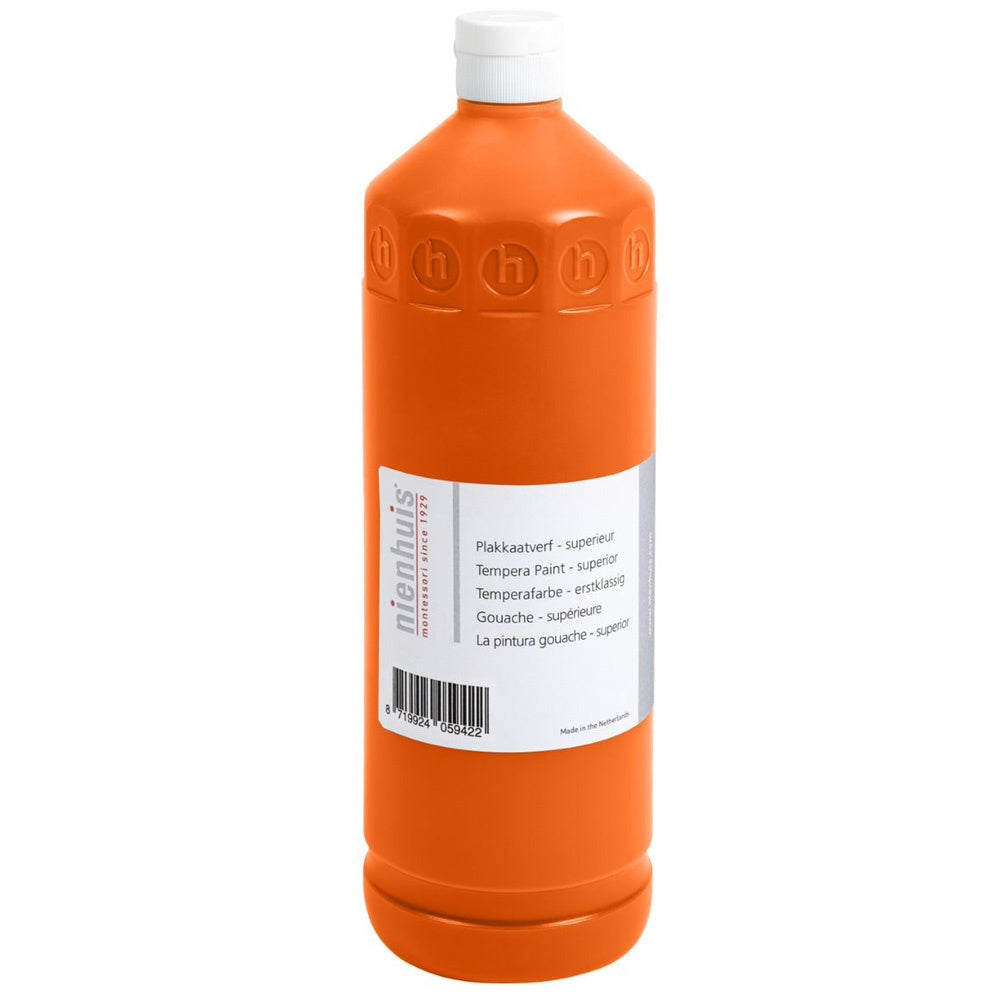 High-quality natural gouache: orange