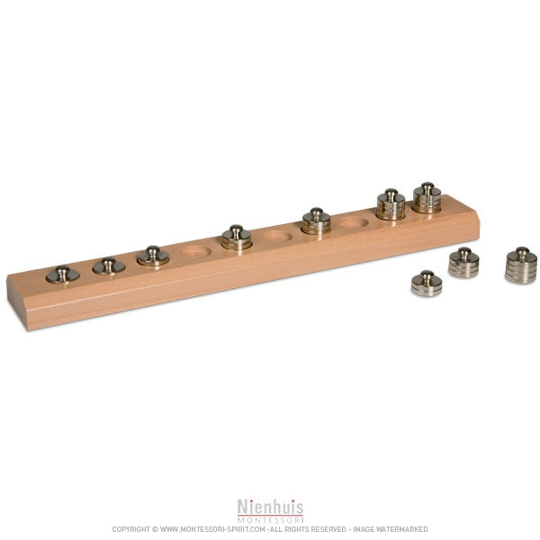 Image of Lot-10-weights-in-wood-supports