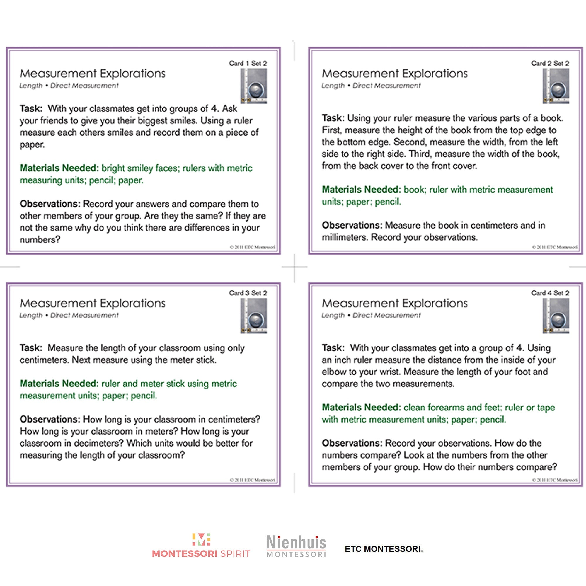 Measurement Curriculum Level 6-9 Metric