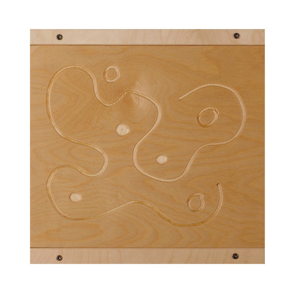 Sensory panel: wood 40x40h cm