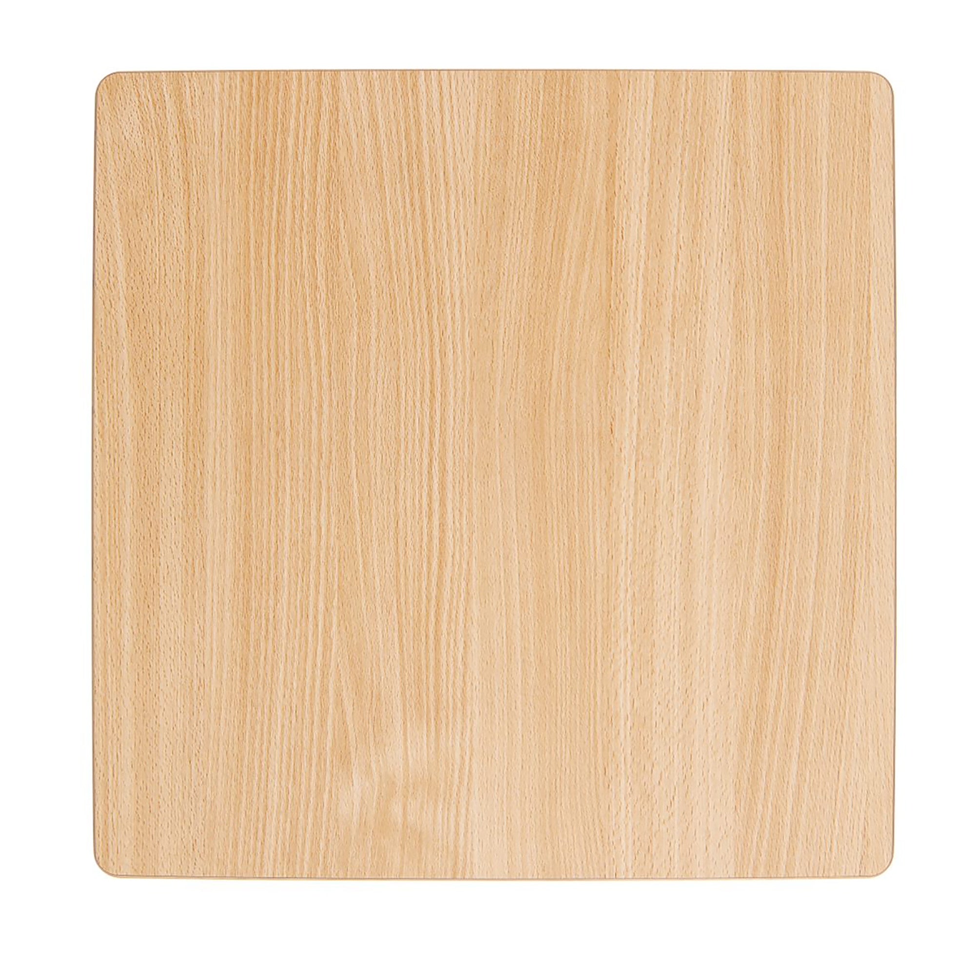 Square table top: beech color - 64 x 64 x 2 cm