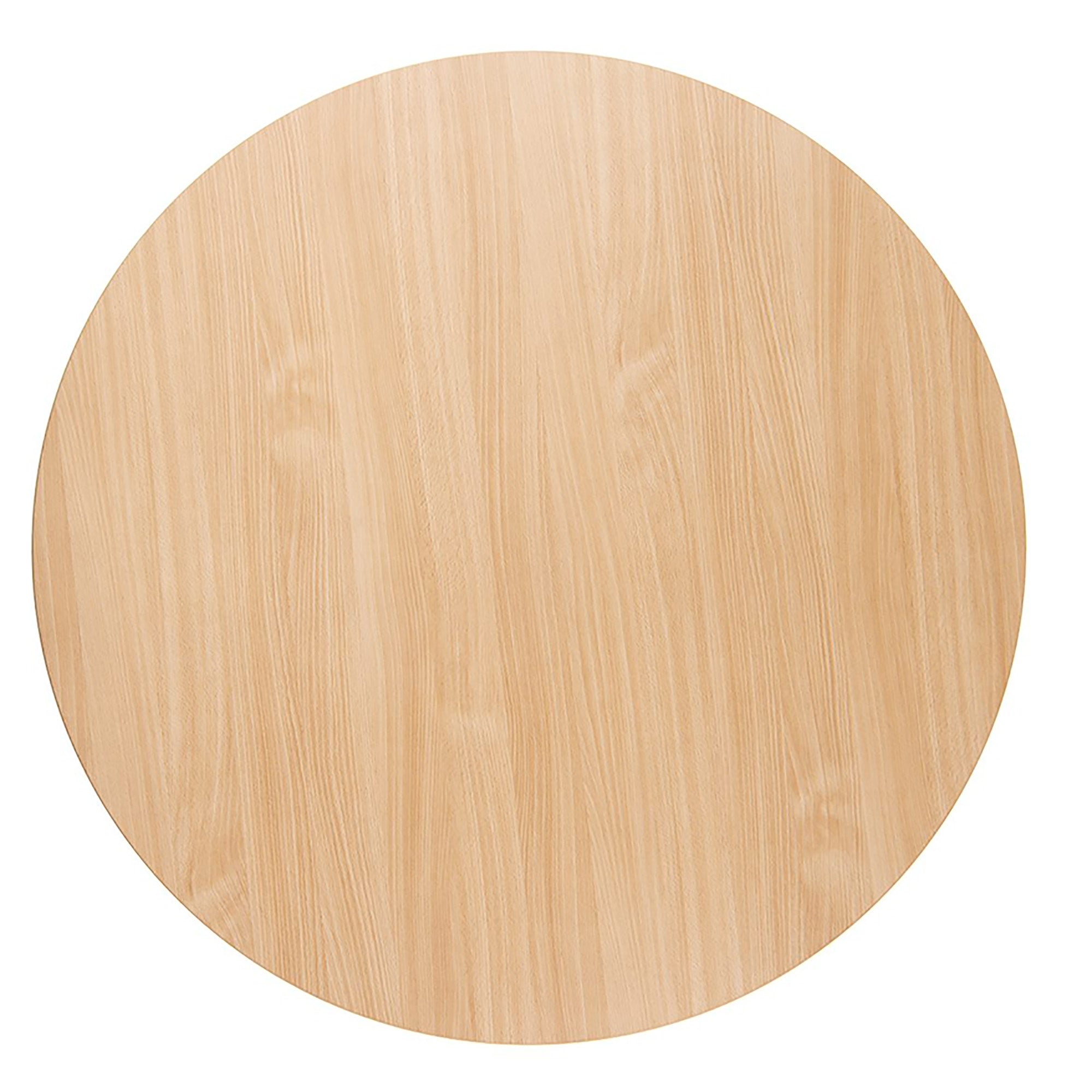 Round tabletop: beech color - Ø 115 x 2 cm