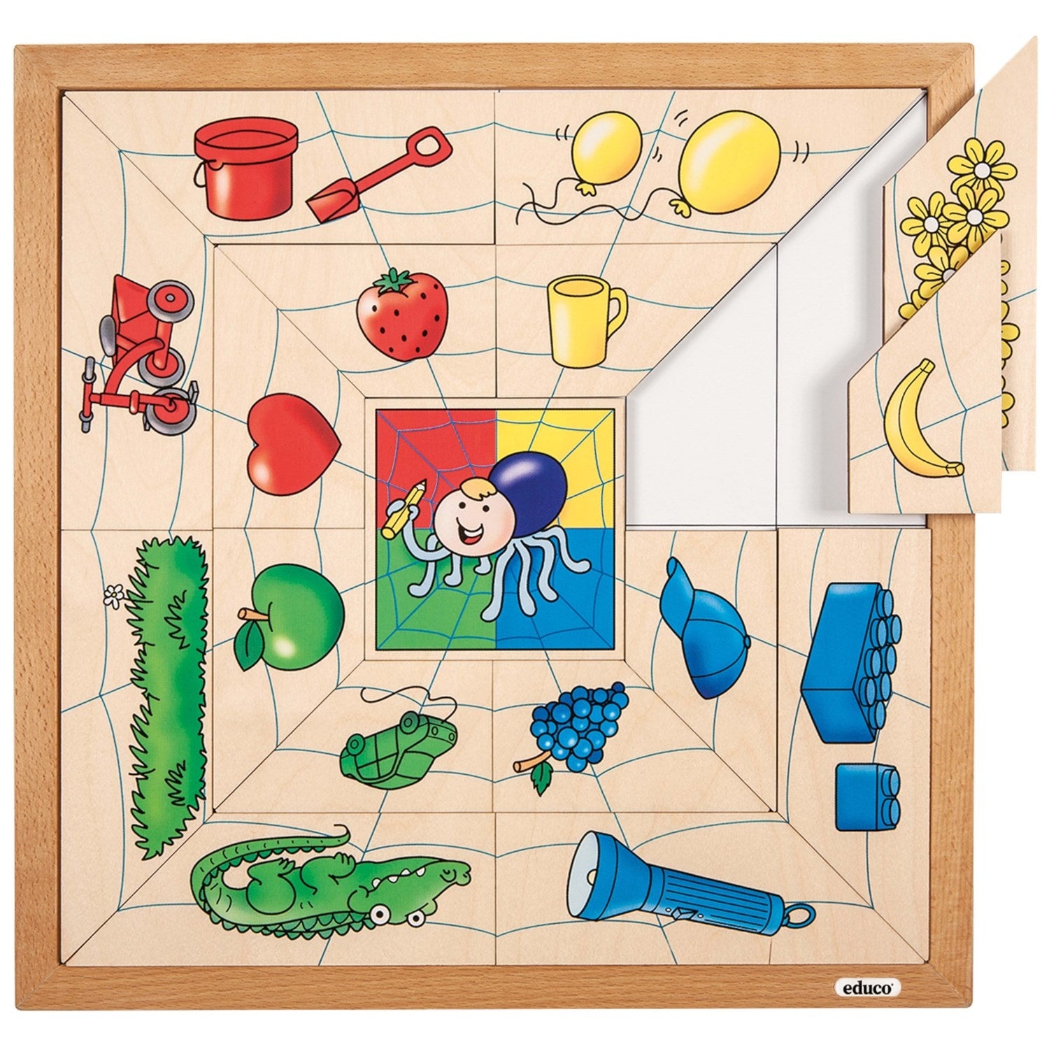 Spider sorting puzzle - colors