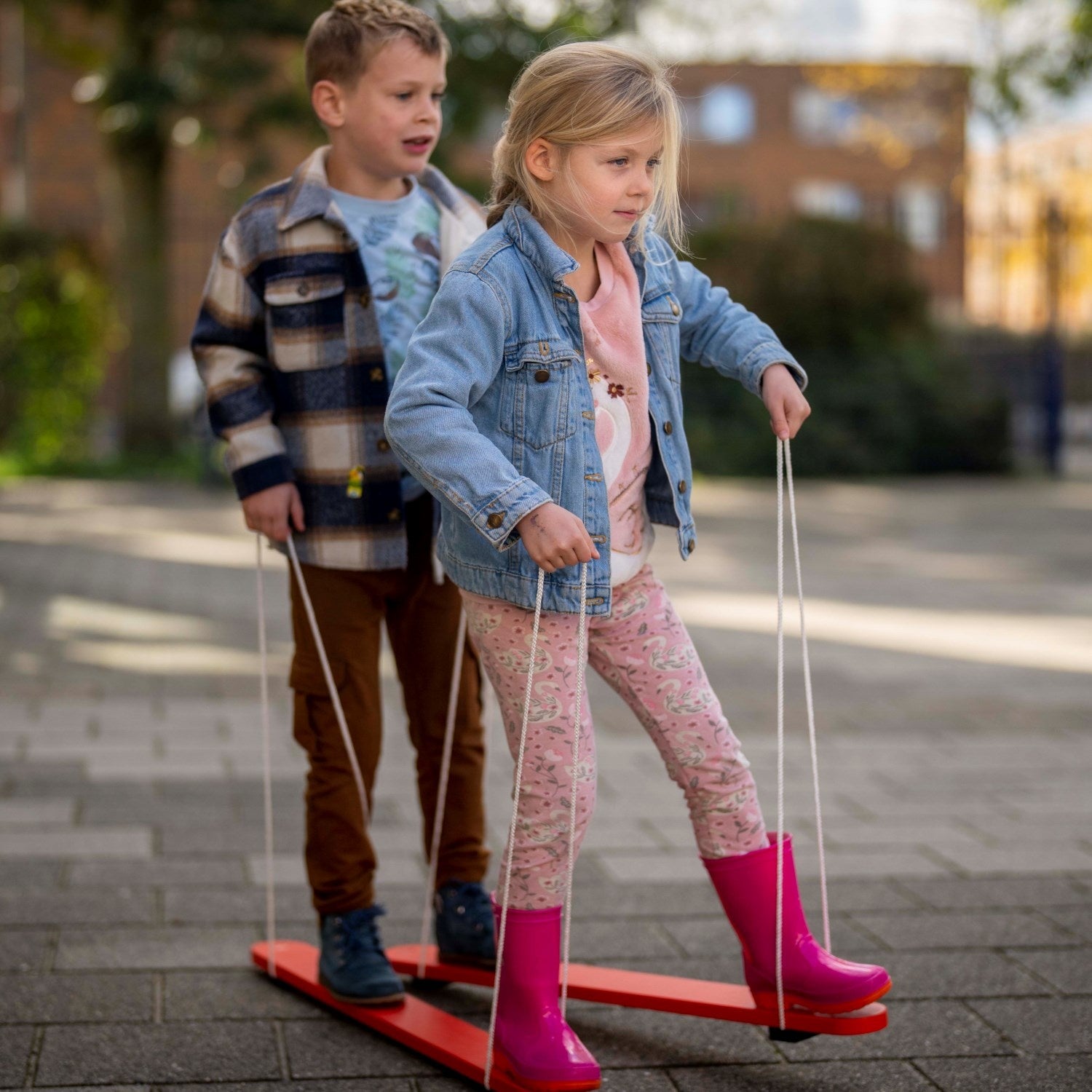 2-person summer skis