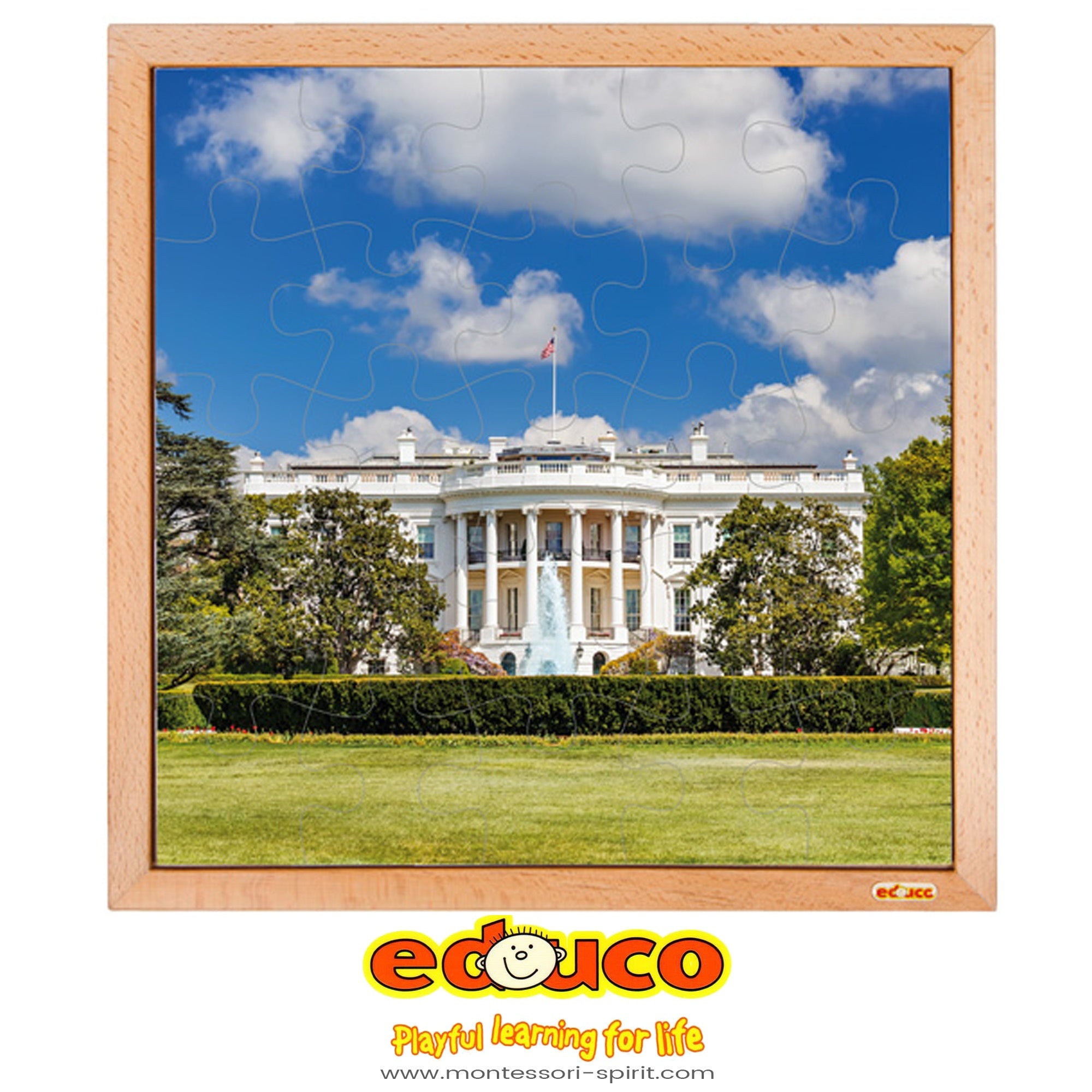 USA puzzle - White house (25 pieces)