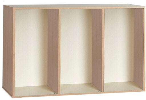 Mueble apilable de 3 compartimentos 105x41x60h cm