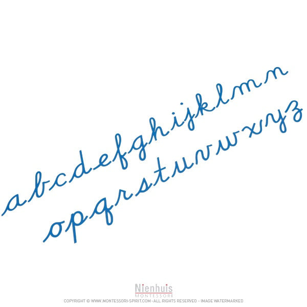 Imagen de Alphabet-mobile-medium-cursive-blue