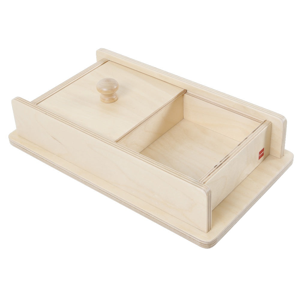 Caja con tapa corredera