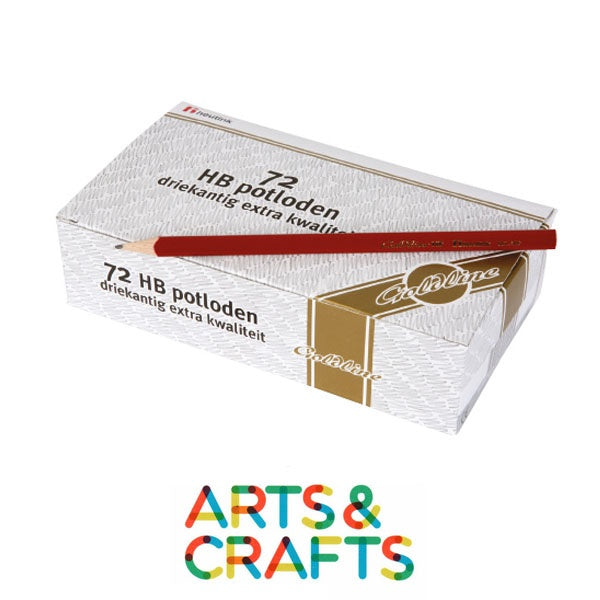 Imagen de Box-of-72-pencils-mine-graphite-hb-triangular-shape