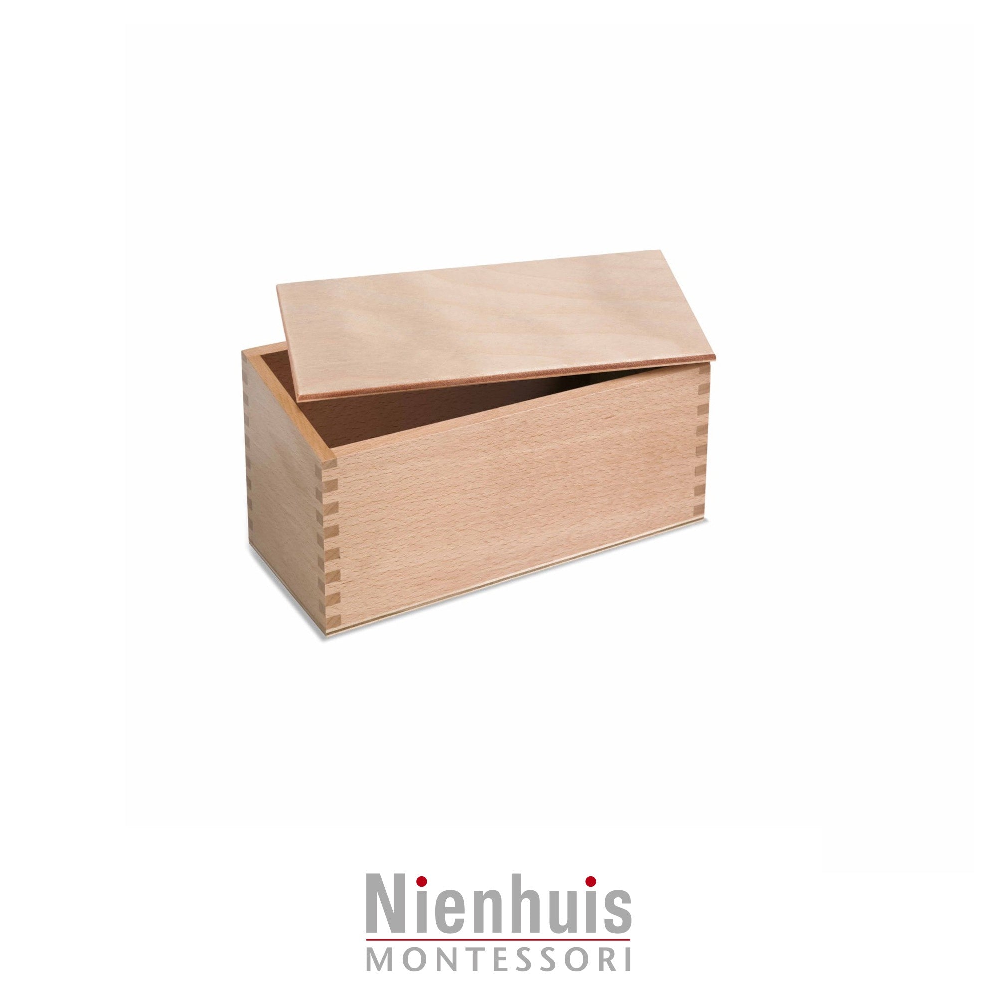 Caja de madera para banderas de acolchado