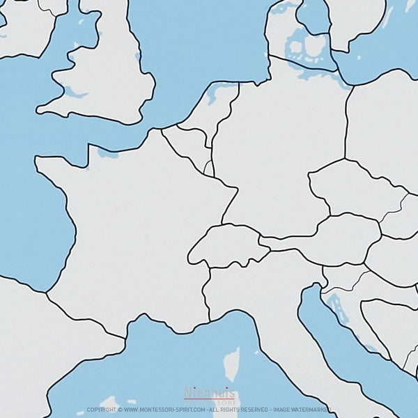 Imagen de Carte-de-controle-muette-de-l-europe