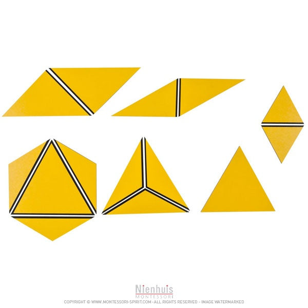 Imagen de Ensemble-des-triangles-constructeurs-jaunes