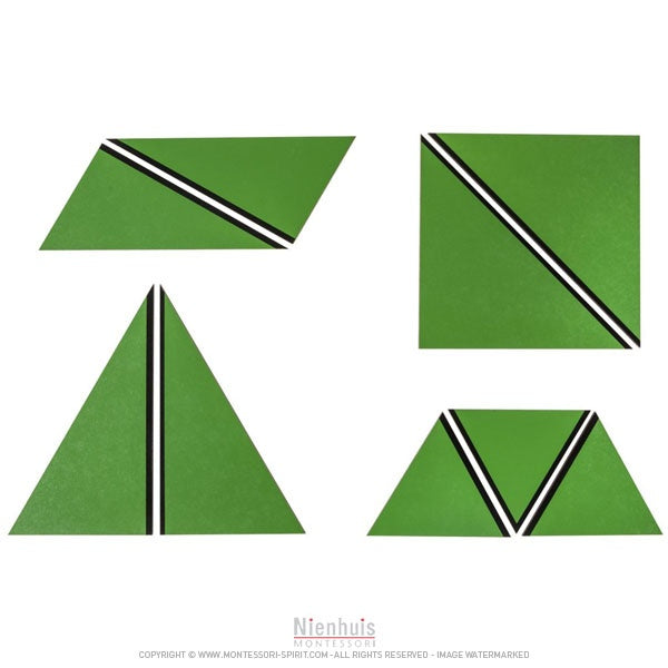 Imagen de Ensemble-des-triangles-constructeurs-verts