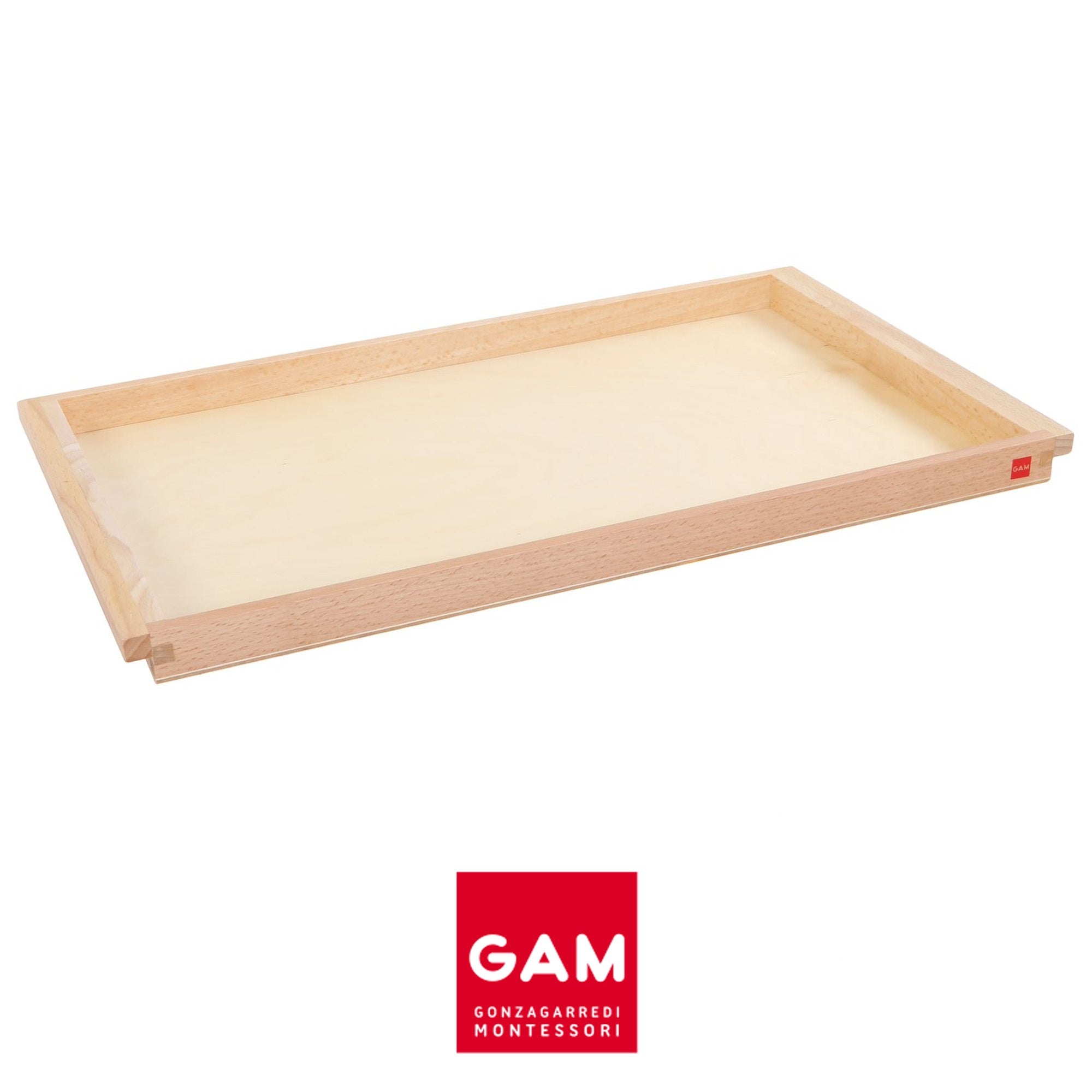 Bandeja grande de madera: 25 x 43 x 2 cms