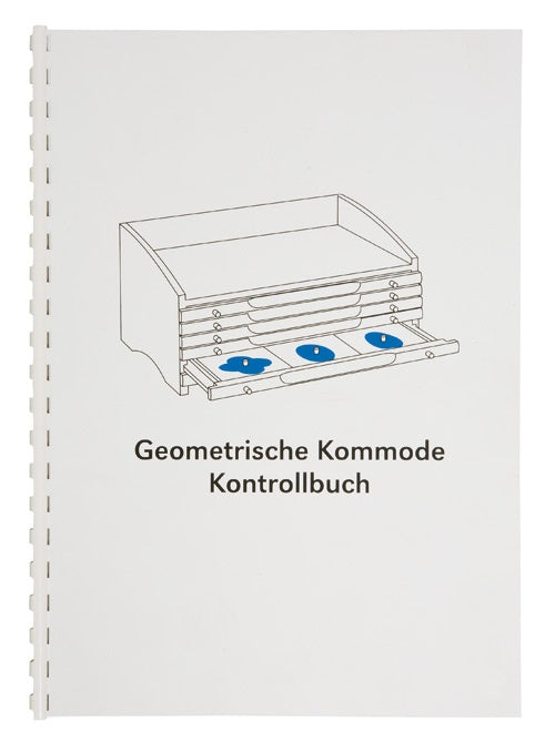 Kontrollbuch für die geometrische Kommode