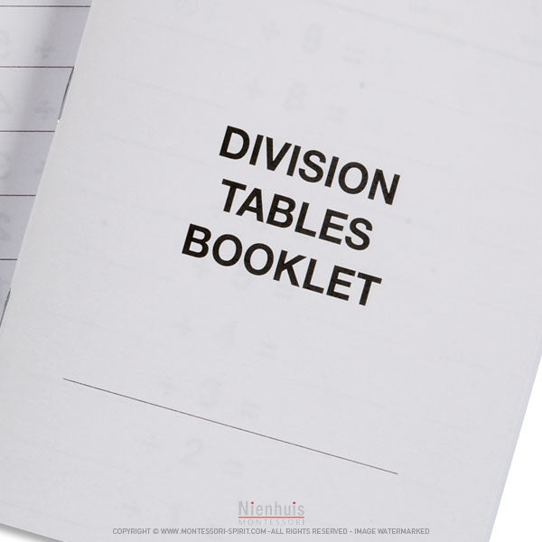 Imagen de Livret-des-tables-de-division