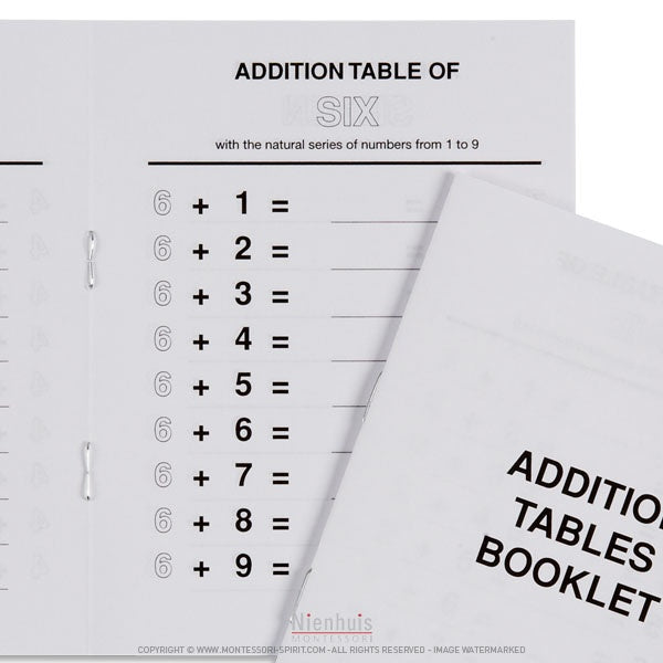 Imagen de Livret-tables-d-addition-n1