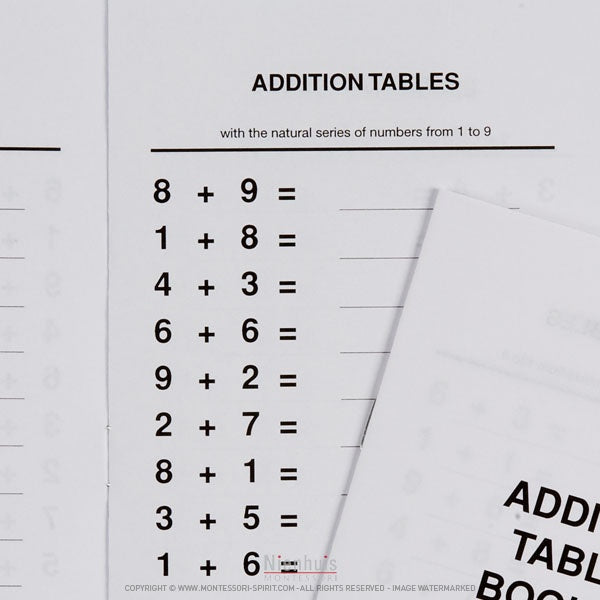 Imagen de Livret-tables-d-addition-n3