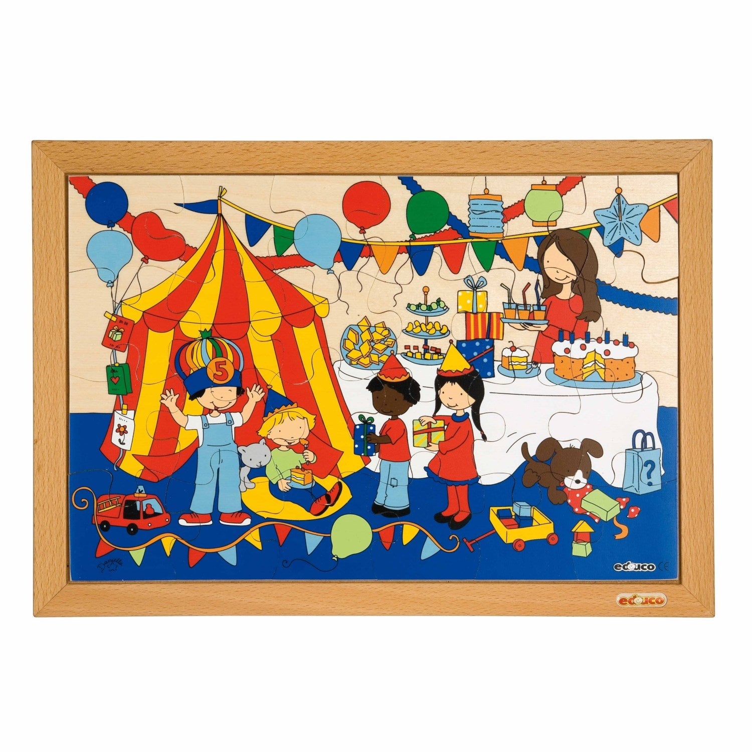 Puzzle actividades infantiles - cumpleaños