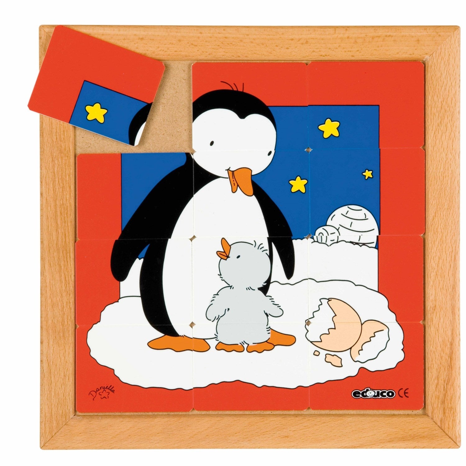 Puzzle de animales - pingüino