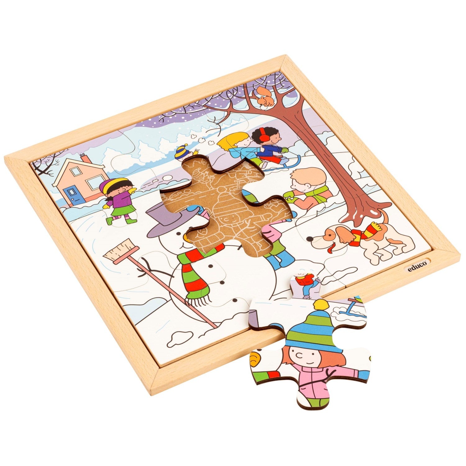 Puzzle de las estaciones - Invierno