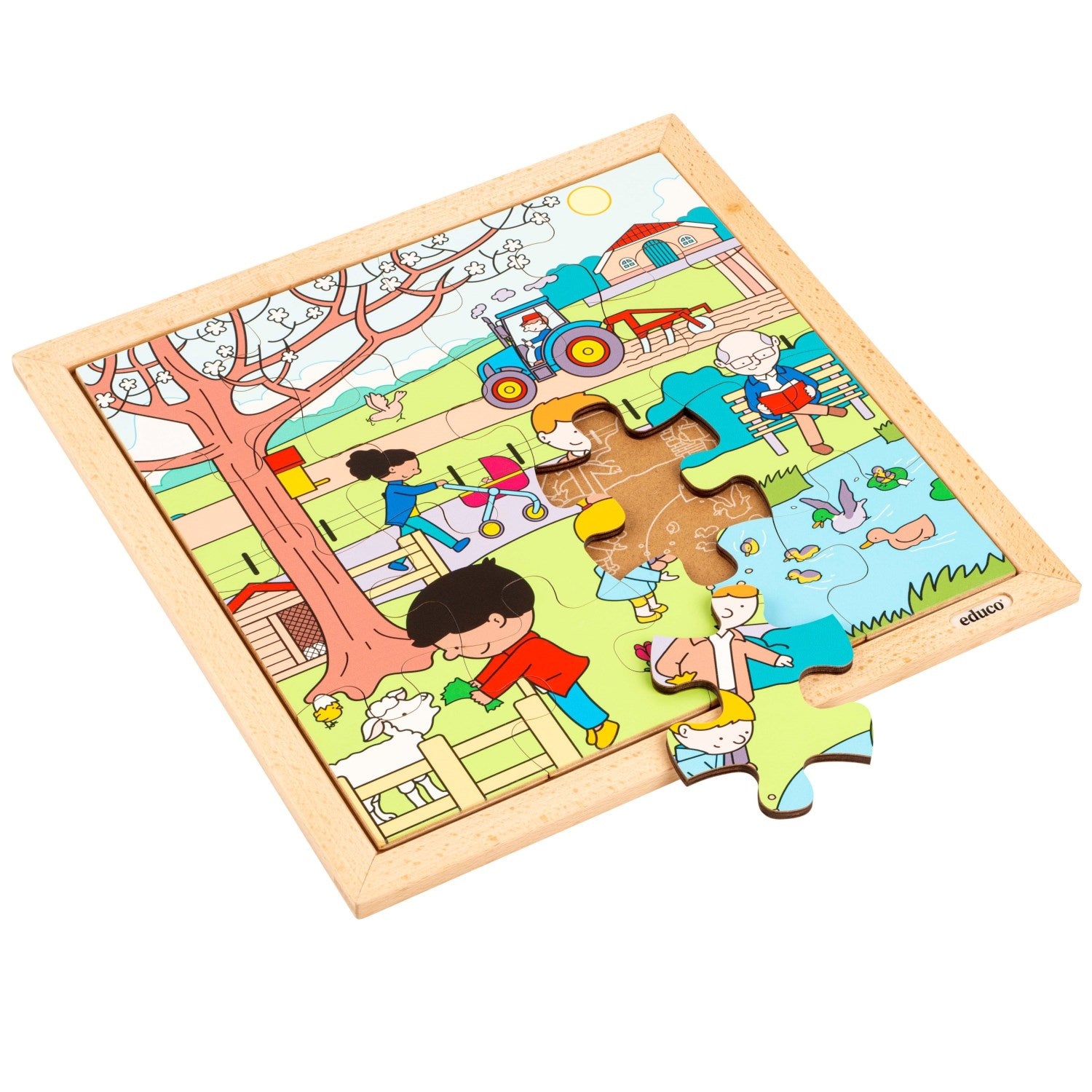 Puzzle de las estaciones - Primavera