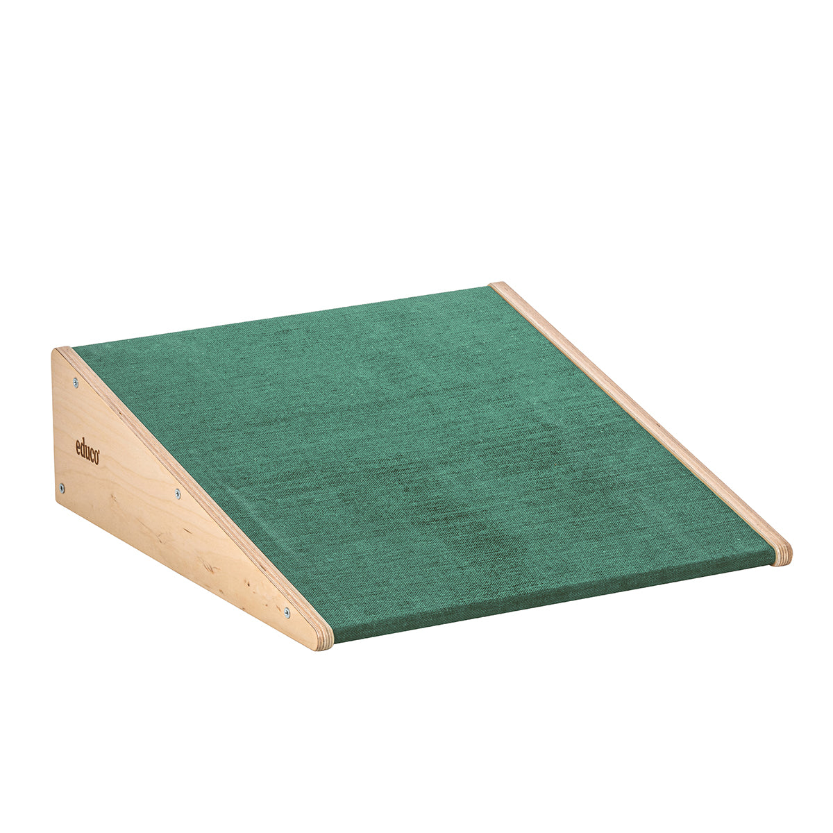 Plateforme inclinée inspiration Pikler - tapis vert