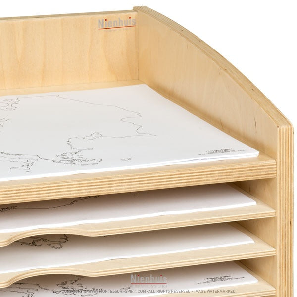 Immagine di Cabinet-pour-cartes-geographiques-en-papier